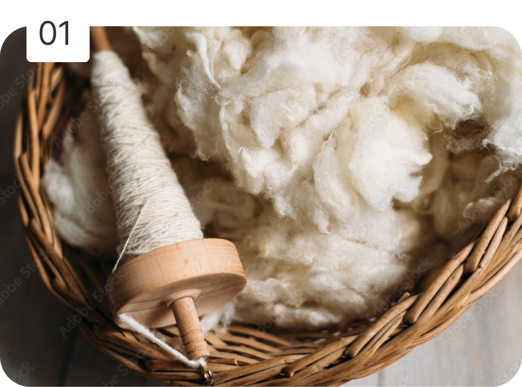 羊毛の商品写真